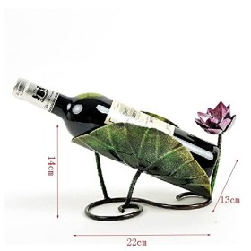 Casier à vin Casier à vin Casier à Bouteilles Mode Moderne Lotus Décoration Casier à vin Salon Décoration Résine Artisanat Ca