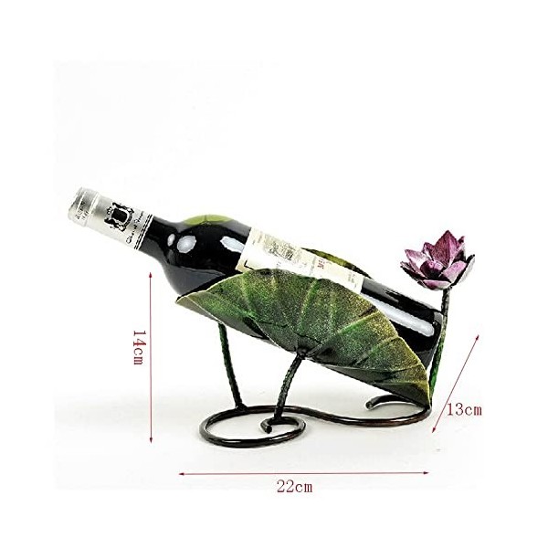 Casier à vin Casier à vin Casier à Bouteilles Mode Moderne Lotus Décoration Casier à vin Salon Décoration Résine Artisanat Ca