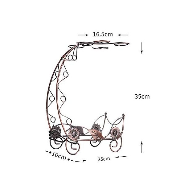 ZITTRO Casier à vin Accueil Support Rouge Support à Verre à Vin S, Fer Art Créatif Mode Armoire à Vin Décoration Salon Cuisin