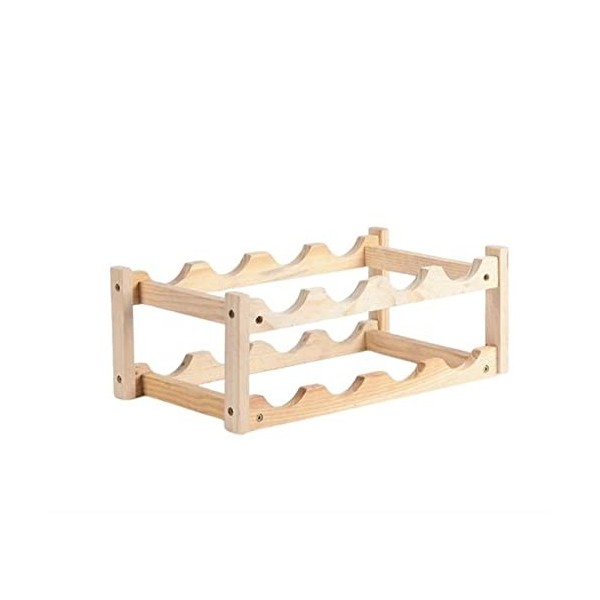 Casier à vin Casier à vin multicouche, étagère en verre à vin rouge, organisateur, support de stockage de vin, polyvalent for