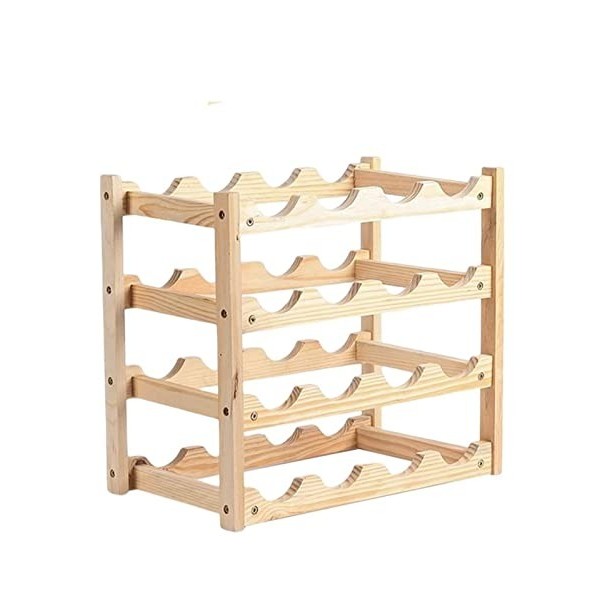 Casier à vin Casier à vin multicouche, étagère en verre à vin rouge, organisateur, support de stockage de vin, polyvalent for