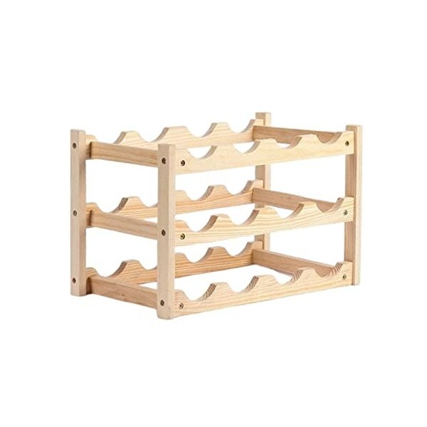 Casier à vin Casier à vin multicouche, étagère en verre à vin rouge, organisateur, support de stockage de vin, polyvalent for