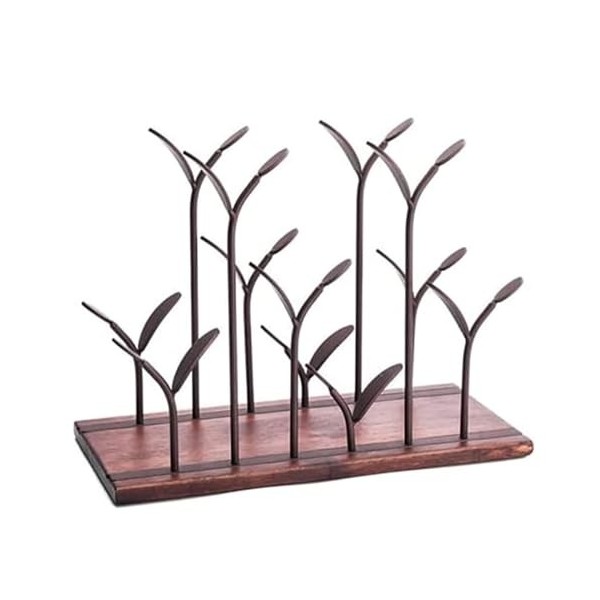 MObyat Casier à vin Support à vin de Table casier à vin casier à vin de comptoir contenir 6 Bouteilles présentoir à vin de Ra