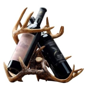 Casier à vin Casier à vin en Bois créatif, comptoir de Stockage de vin sur Pied, Bouteilles de vin, Porte-Bouteille de vin Ro