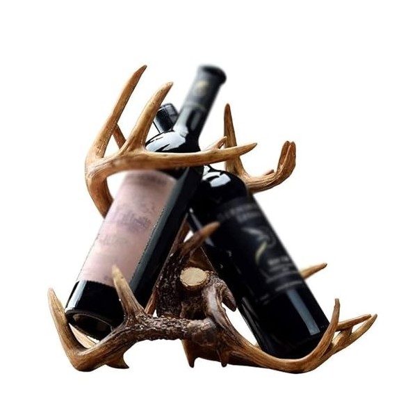 Casier à vin Casier à vin en Bois créatif, comptoir de Stockage de vin sur Pied, Bouteilles de vin, Porte-Bouteille de vin Ro