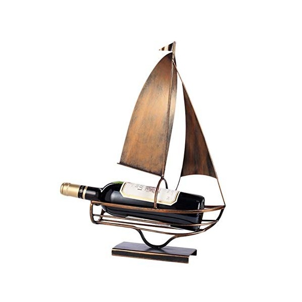 Casier à vin sur Pied en Fer Pur, casier à vin Moderne et Minimaliste, présentoir pour Armoire à vin, Ornements de décoration