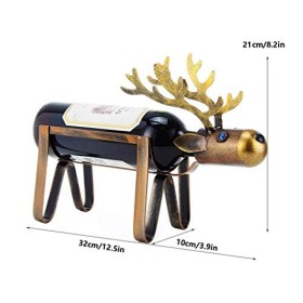 SHERAF Casier à vin sur Pied en Fer à Fleurs européen pour Le Stockage du vin, comptoir Moderne, décoration darmoire à vin p