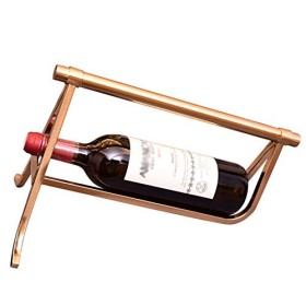 Casier à vin Casier à vin de comptoir sur Pied Support de Stockage de vin en métal sur Pied pour Bar décorations pour la Mais