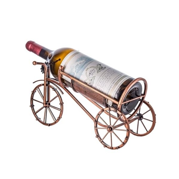 Casier à vin de comptoir Porte-bouteille de vin support Tricycle affichage décoratif comptoir comptoir de table casier à vin 