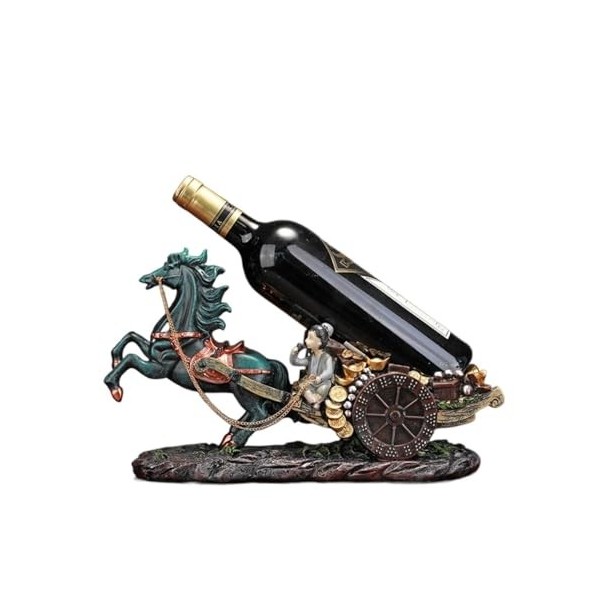 EINES Casier à vin de comptoir Support Statue décoratif casier à vin Support de casier à vin Bouteille Cuisine décoration Scu