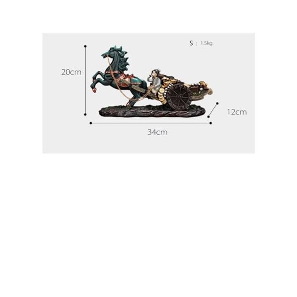 EINES Casier à vin de comptoir Support Statue décoratif casier à vin Support de casier à vin Bouteille Cuisine décoration Scu