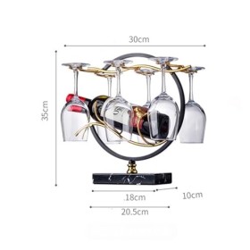 EINES Casier à vin de comptoir Casier à Bouteilles de vin, étagère de décoration, présentoir de Table, casier à vin, Bouteill