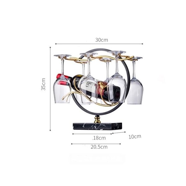 EINES Casier à vin de comptoir Casier à Bouteilles de vin, étagère de décoration, présentoir de Table, casier à vin, Bouteill