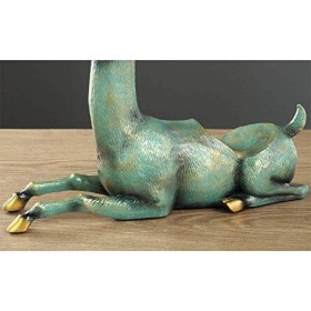 SCIAZA Sculpture créative en résine Verte, casier à vin délan européen, Fait à la Main, pour la Maison, Le Salon, larmoire 