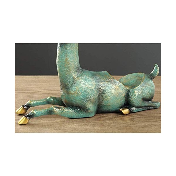 SCIAZA Sculpture créative en résine Verte, casier à vin délan européen, Fait à la Main, pour la Maison, Le Salon, larmoire 