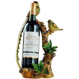 Sculpture en résine Marron casier à vin créatif Fait à la Main Statue Abstraite Maison Salon Armoire à vin Bureau décor Chamb