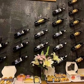 Étagère à Vin Étagère De Rangement De Bouteilles De Vin Présentoirs Décoration Étagères 25cm 50cm 75cm 100cm 125cm Fixation M