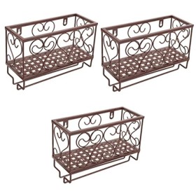 BESTonZON Décoration Dintérieur 3 Pièces Casiers à Vin Casier à Vin Rouge Cave à Vin Porte- De Vin Suspendu Mur Porte- De Vi