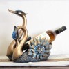 SOVORM Support de Stockage de vin de Table Support de Stockage de vin Cygne Bleu casier à vin décoration Cuisine Restaurant c
