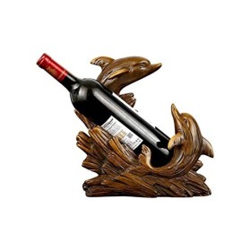 Support de stockage de vin de table Support de stockage de vin Dauphin Casier à vin Décoration Personnalité Maison Cuisine Re