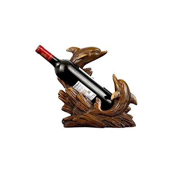 Support de stockage de vin de table Support de stockage de vin Dauphin Casier à vin Décoration Personnalité Maison Cuisine Re