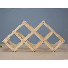 Casier à vin Casier à vin Support de vin Pliant Support de Stockage de vin en Bois présentoir Support dalcool Domestique Co