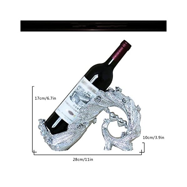 Casier à vin de comptoir - Support à vin pour Le Stockage du vin - Petit casier à vin - Rangement pour Bouteilles de vin - Ca