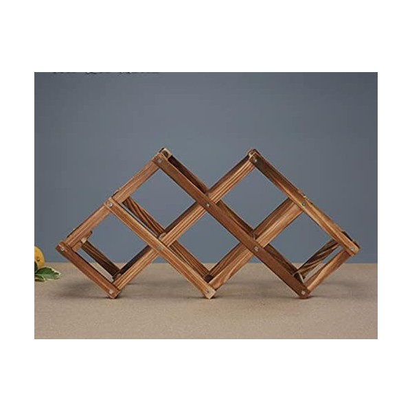 Casier à vin Casier à vin Support de vin Pliant Support de Stockage de vin en Bois présentoir Support dalcool Domestique Co