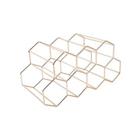 Casier à vin Moderne en nid dabeille casier à vin Bar casier à vin Bijoux en Fer forgé créatif en métal Maison présentoir à 