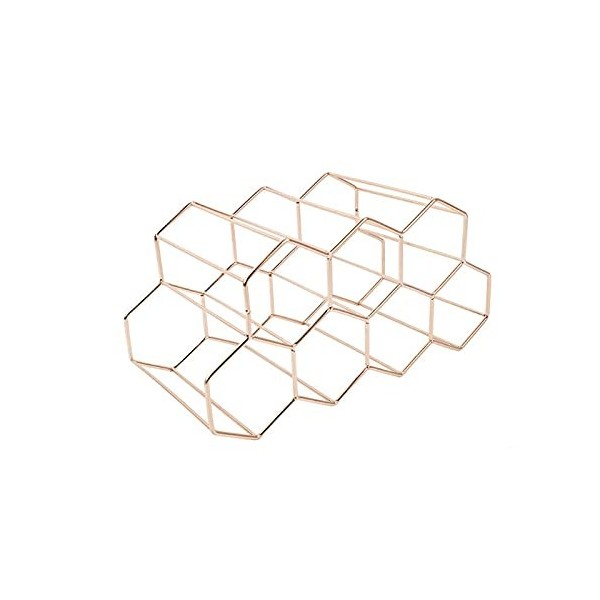 Casier à vin Moderne en nid dabeille casier à vin Bar casier à vin Bijoux en Fer forgé créatif en métal Maison présentoir à 