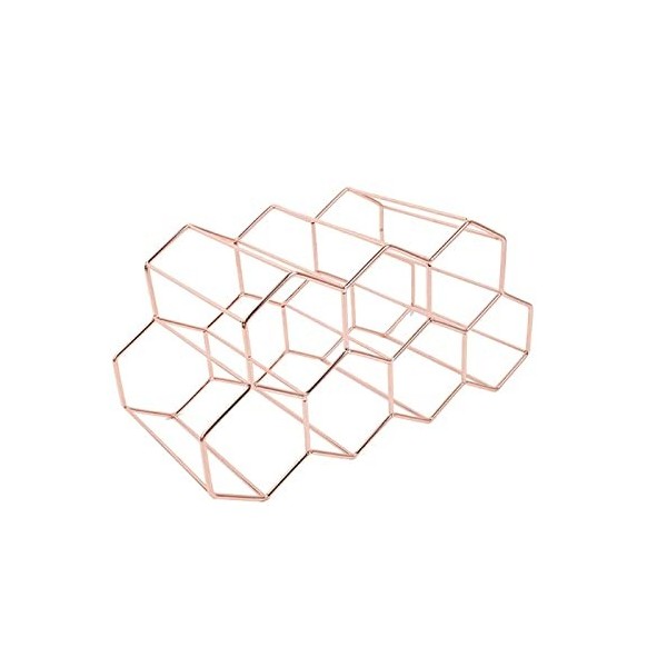 Casier à vin Moderne en nid dabeille casier à vin Bar casier à vin Bijoux en Fer forgé créatif en métal Maison présentoir à 