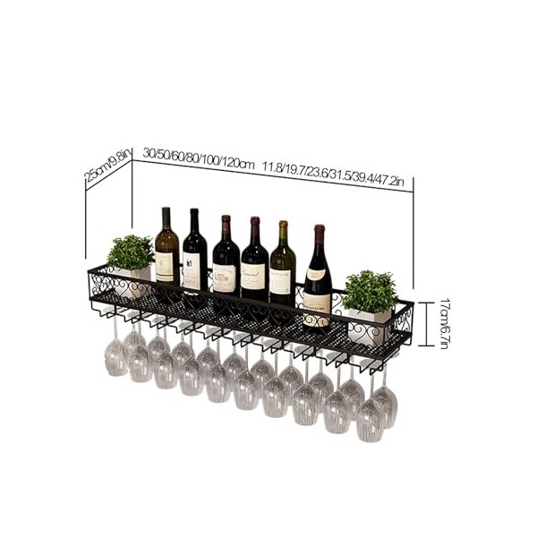 Casier à vin Mural Moderne, unité de Bar, présentoirs muraux à vin, Cadre métallique Suspendu, Support de Stockage daffichag