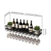 Casier à vin Mural Moderne, unité de Bar, présentoirs muraux à vin, Cadre métallique Suspendu, Support de Stockage daffichag