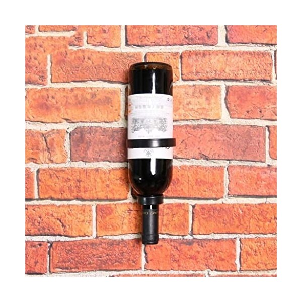 JacCos Casiers à vin, vin en Fer forgé - casiers à vin muraux Suspendus, présentoir à Bouteilles de vin à lenvers