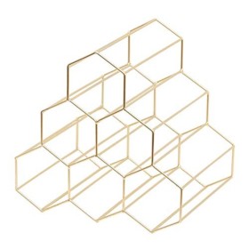 Casier à vin, casier à vin géométrique créatif en métal Simple ménage casier à vin de Raisin Restaurant Salon Bar Armoire à v