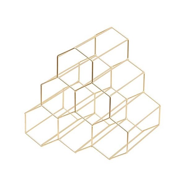 Casier à vin, casier à vin géométrique créatif en métal Simple ménage casier à vin de Raisin Restaurant Salon Bar Armoire à v