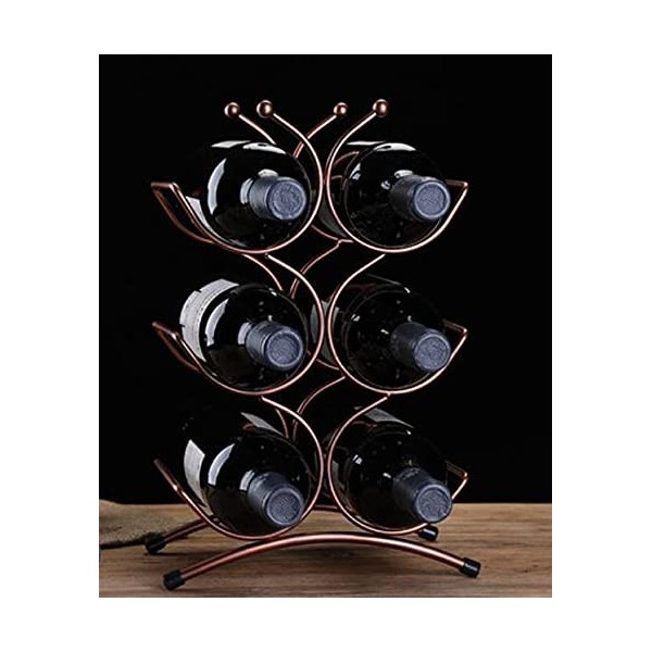 Casier à vin Casier à vin créatif en Fer forgé Multi-Bouteilles, casier à vin, casier à Bouteilles de vin, présentoir, ameubl