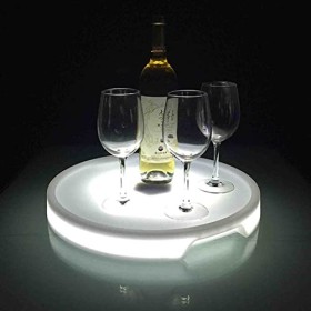Miuxe Présentoir À Alcool Éclairé par LED pour Bouteilles dalcool, Présentoirs À Bouteilles pour Casier À Vin | Présentoir C