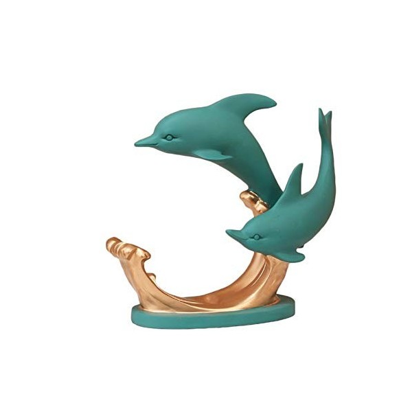 Casier à vin sur pied créatif dauphin casier à vin ameublement résine fer forgé porte-bouteille de vin présentoir de rangemen