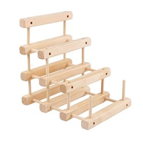 Casier à vin Casier à vin de Style européen sur Pied Ameublement en Bois Massif Casier à vin daffichage de Style Simple adap