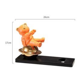 EINES Casier à vin de comptoir Casier à vin en céramique décoration Porte-Bouteille de vin Plateau à vin Salon Armoire à vin 