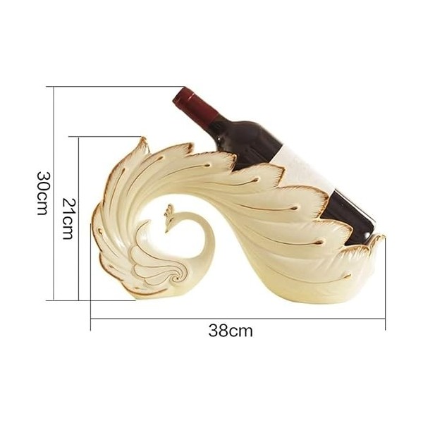 EINES Casier à vin de comptoir Casier à vin en Forme danimal, décoration de Cuisine, Salle à Manger, casier à vin en résine,