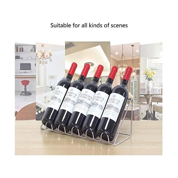 SCIAZA Casier à vin présentoir à vin Support à vin Fer Art créatif Salon européen Stockage à Domicile Efficency