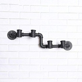 StejaR Casier à vin Accueil Support Rouge Support de Verre à Vin Restaurant S, Bar Loisirs Mural Vintage Café créatif à lenv