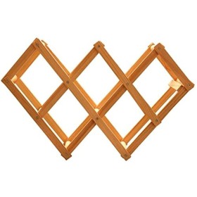 TOYOCC Casier À Vin Nouveau Support De Whisky De Vin Pliant en Bois dans Une Bouteille De Cuisine, Affichage De Bar, Casier À