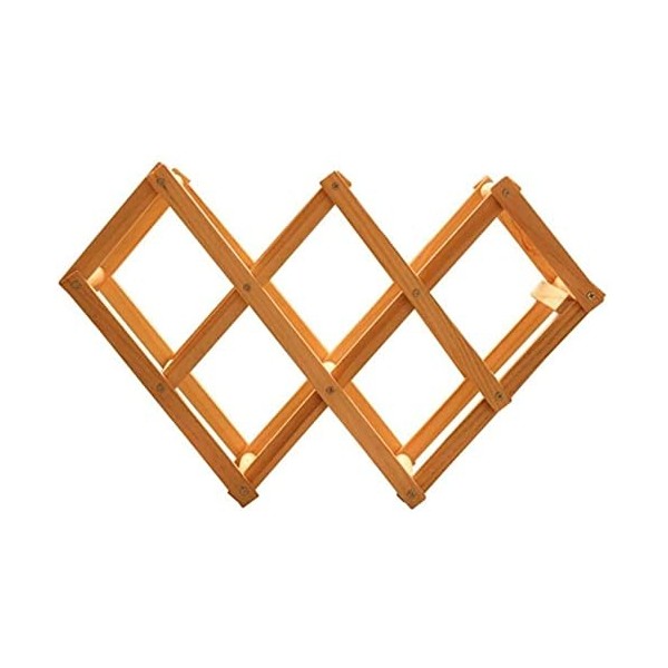 TOYOCC Casier À Vin Nouveau Support De Whisky De Vin Pliant en Bois dans Une Bouteille De Cuisine, Affichage De Bar, Casier À