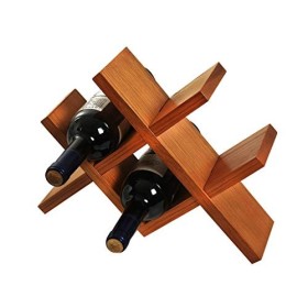 SOVORM Casier à vin Casier à vin en Bois Massif sur Pied Maison Salon Casier à vin Décoration Affichage créatif Grille de Bou