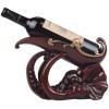 Support de stockage de vin de table Support de stockage de vin Éléphant rouge Style Casier à vin en résine Personnalité Maiso
