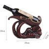Support de stockage de vin de table Support de stockage de vin Éléphant rouge Style Casier à vin en résine Personnalité Maiso