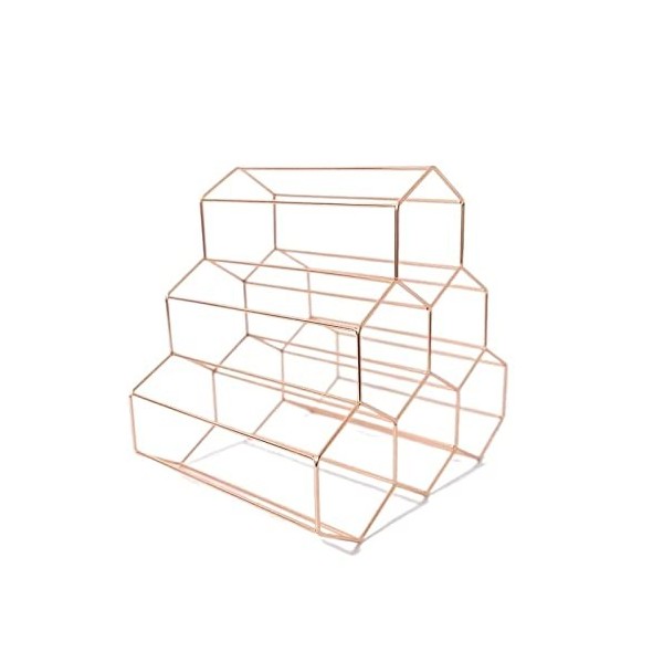 SOVORM Casier à vin Debout Nordique en Fer Forgé en Nid dabeille Casier À Vin Ornements en Métal Salon Bar Cave À Vin Affich